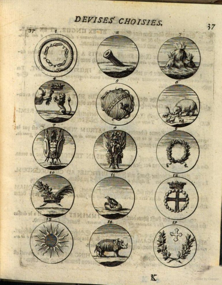 Offelen 1693 Rhino devise