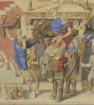 Coypel 1685 Warrior on rhino