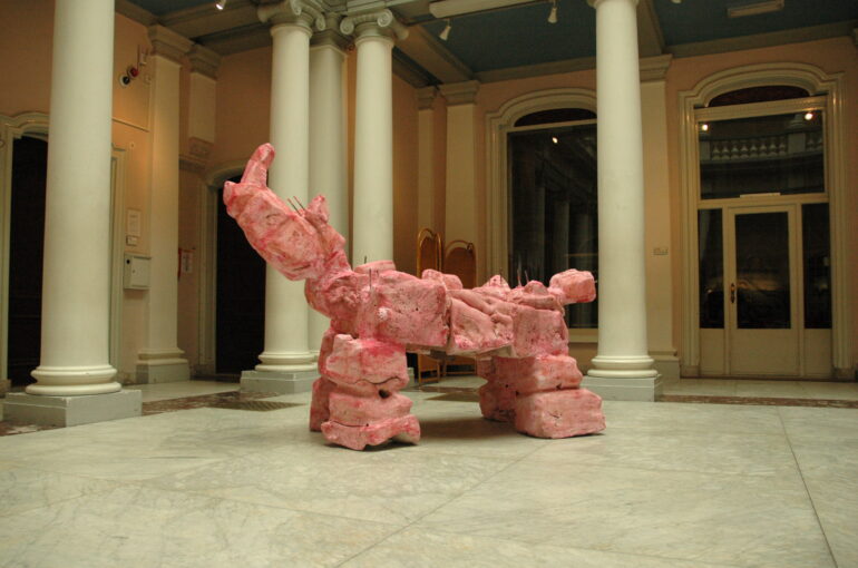 Pink rhino in Utrecht
