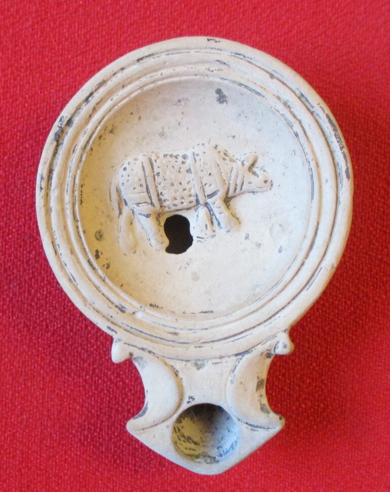 Roman Oil Lamp in Verona
