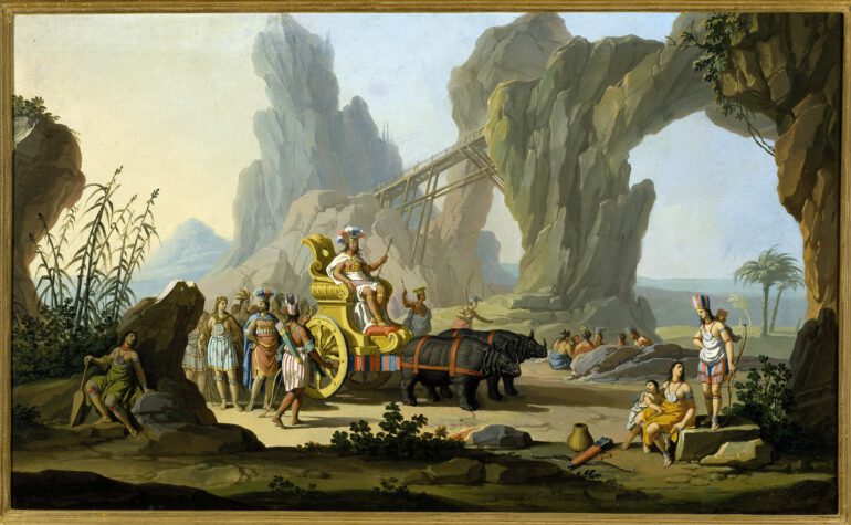 Allegori of America 1760