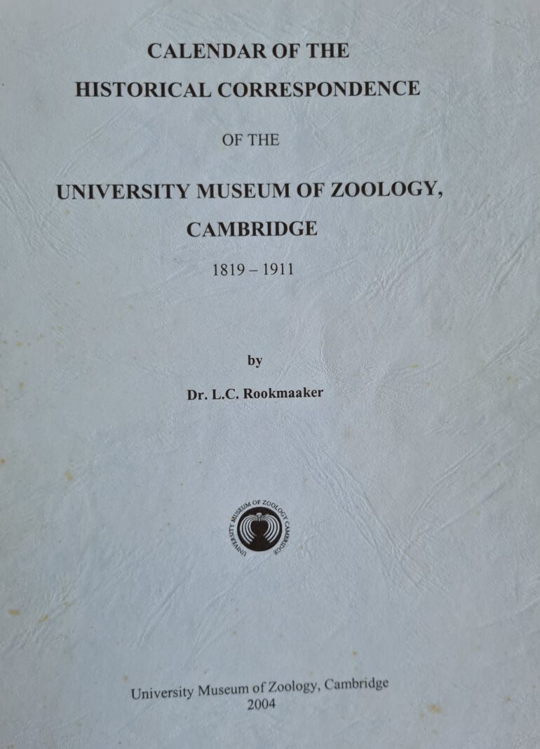 Historical correspondence in Cambridge