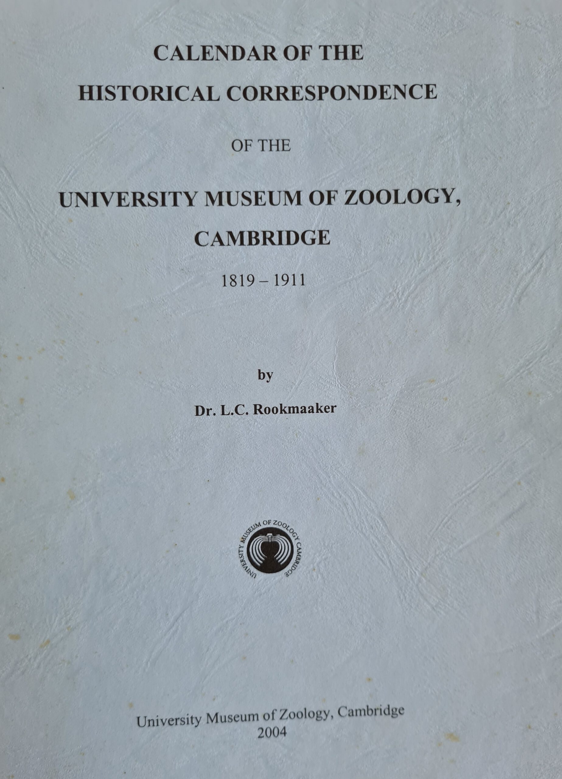 Historical correspondence in Cambridge