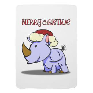 A “Merry Christmas” rhino