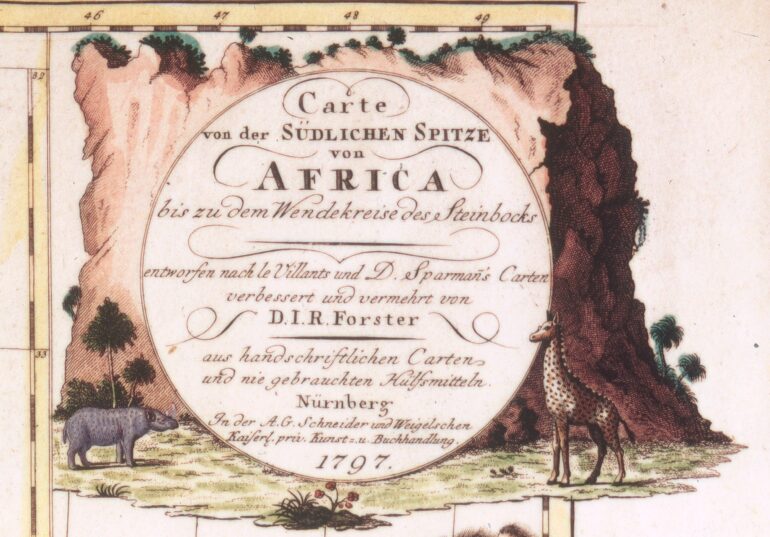 Carte Africa 1797 vignette
