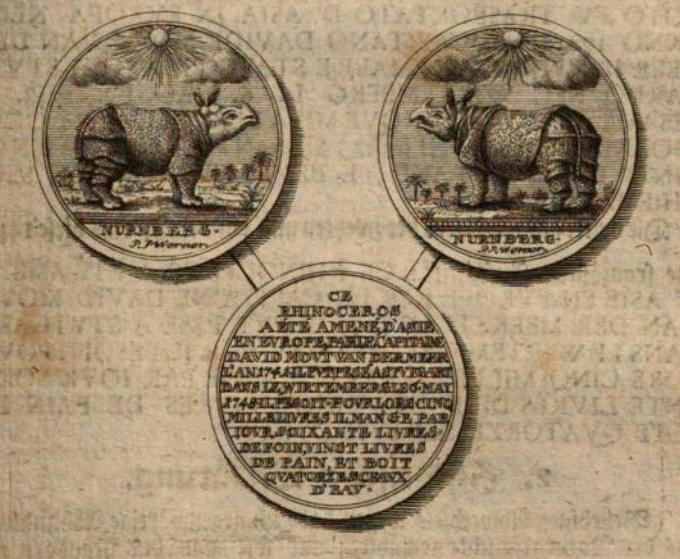 Clara Medal 1748 French