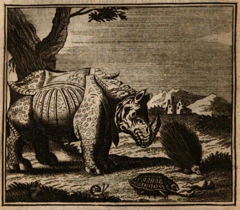 Audin 1722 Gewapende Dieren