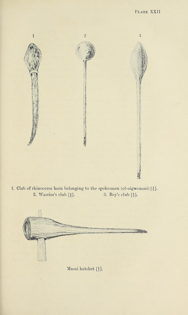 Hollis 1905 Masai club