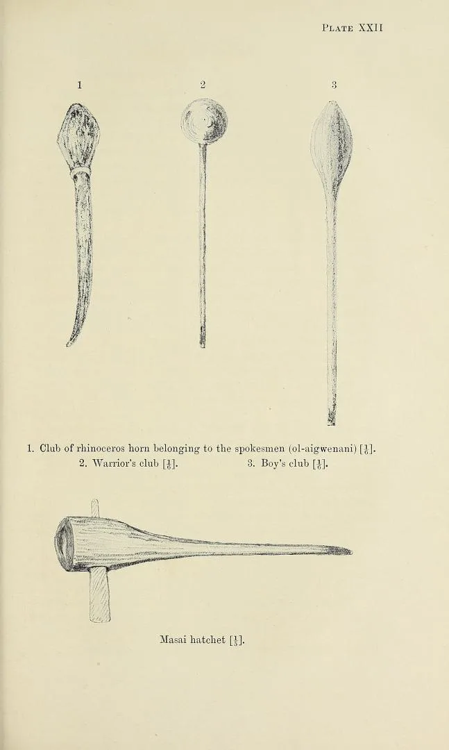 Hollis 1905 Masai club