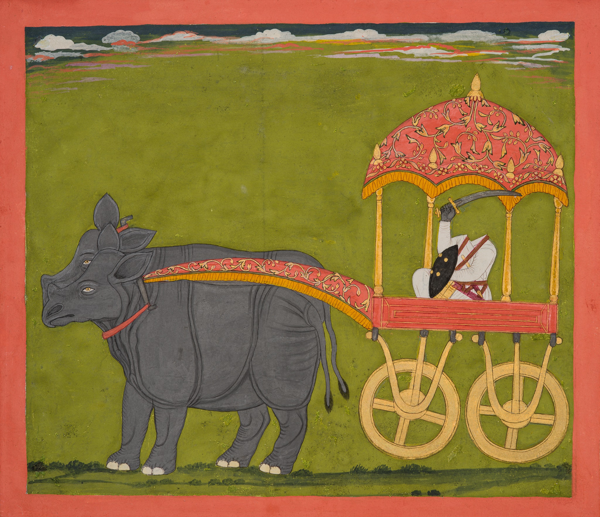 Bengal astrological illustration of Ketu