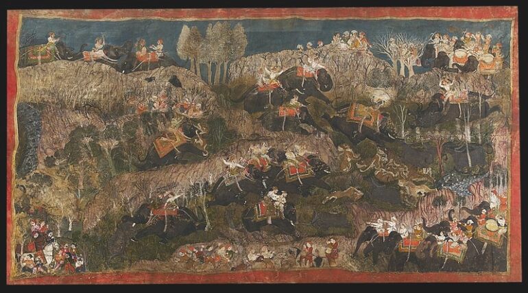 Maharao Durjan Sal hunting