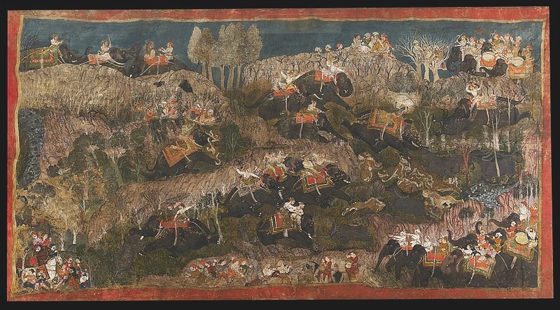 Maharao Durjan Sal hunting