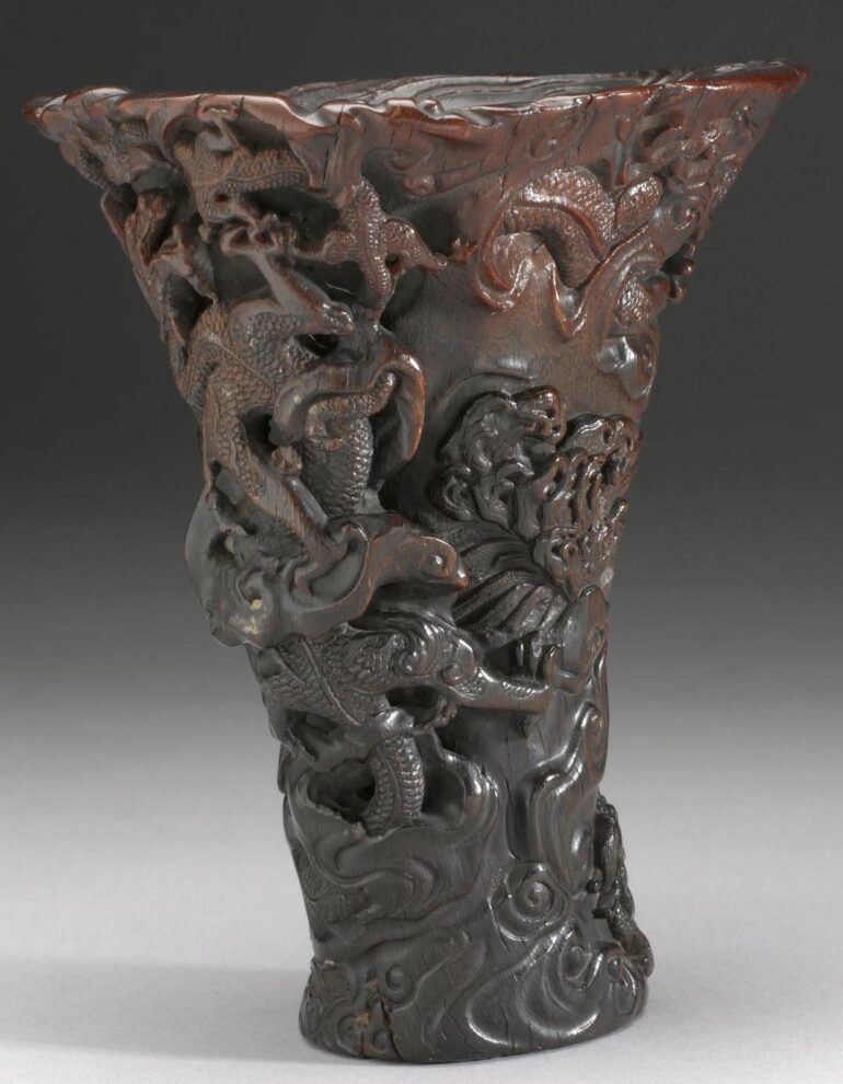 China horn cup