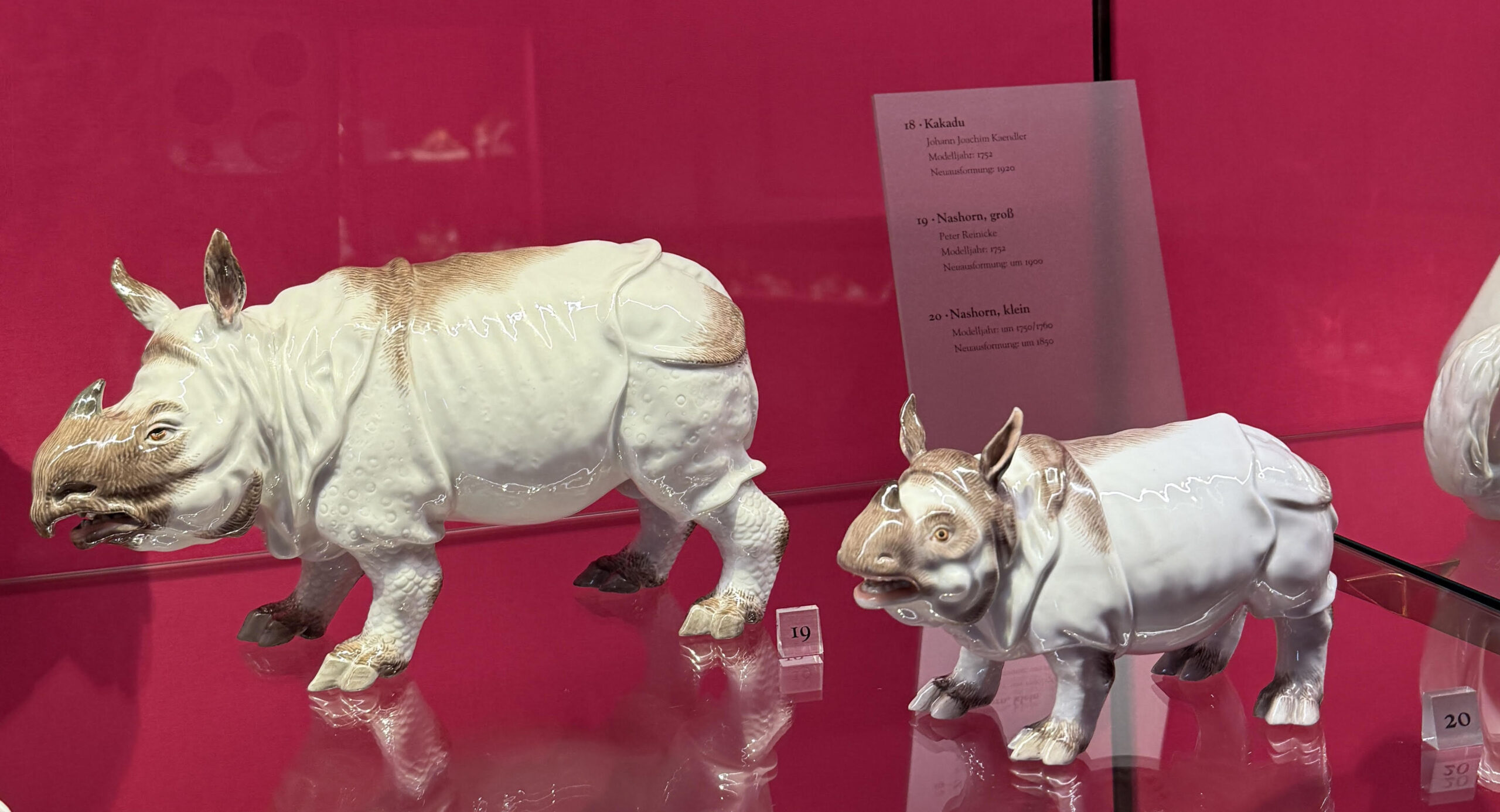 Meissen 1752 Nashorn