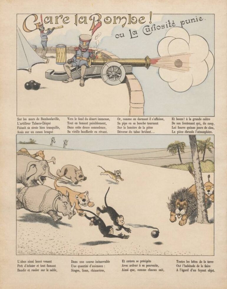 Rabier 1905 Chase the bomb