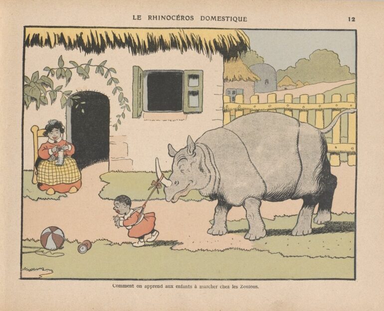 Rabier 1933 Domestic rhinoceros